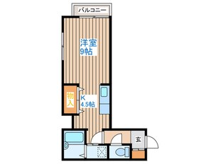 コ－ト琴似の物件間取画像